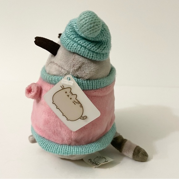Pusheen Plush Cat Lot of 2 10th Anniversary Pizza and Winter Sweater Cat - Picture 3 of 15